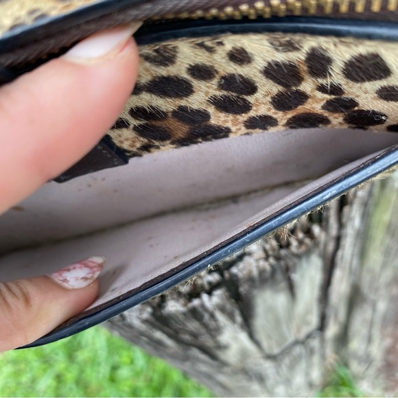 Kate Spade Mini Purse Cheetah Print Fur Crossbody - Picture 12 of 17